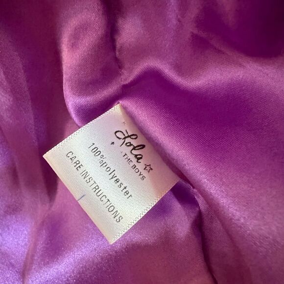 Lola + the Boys Girls Metallic Ombré Puffer Jacket Coat 9/10 NWT with Hood Warm - Picture 5 of 6